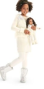 American Girl Winter White Outfit for Girls 10/12